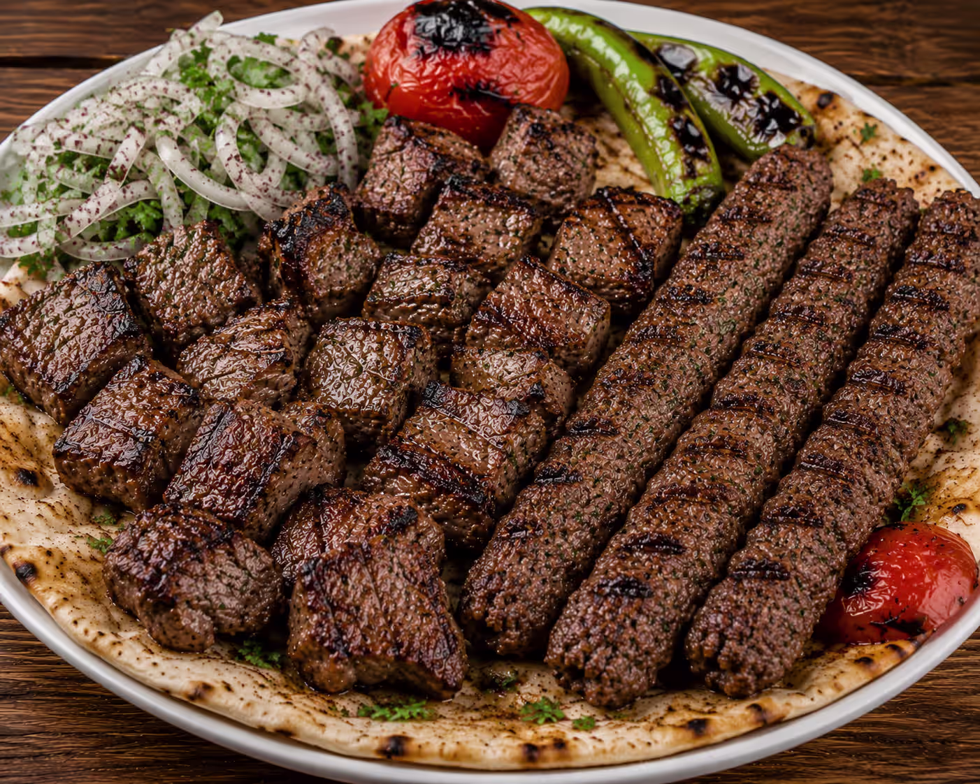 مشاوي مشكل شقف، كباب